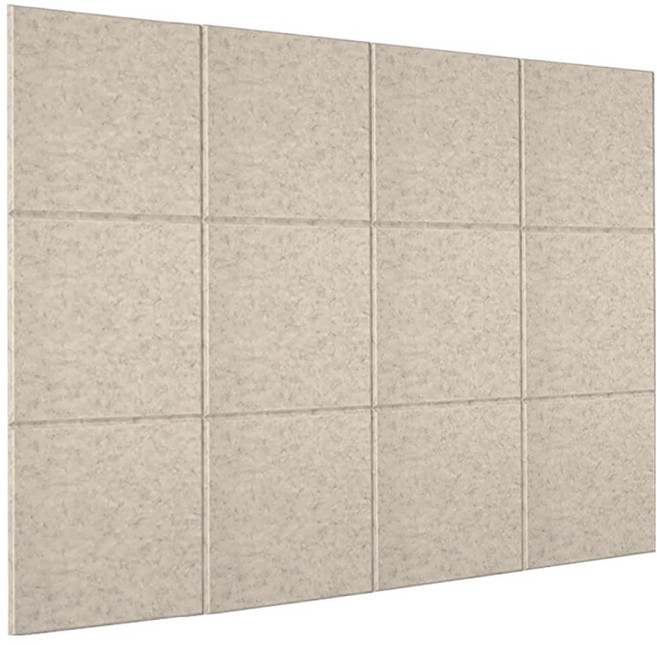 EVER HOUSE 降噪 隔音 吸音 自黏式隔音板, 12個, 麻花駝色