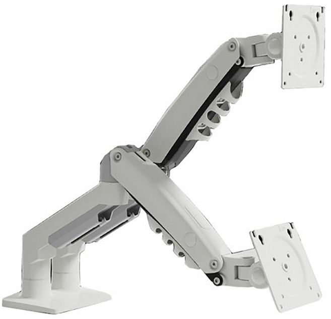 NORTH BAYOU 雙螢幕支架 NB F160, 白色