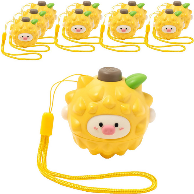 minhwashop 水果陀螺玩具, 榴槤, 10個