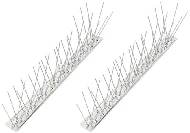 그린허그 스테인리스 버드 스파이크 33cm + 가시 20p 세트 60g, 2세트