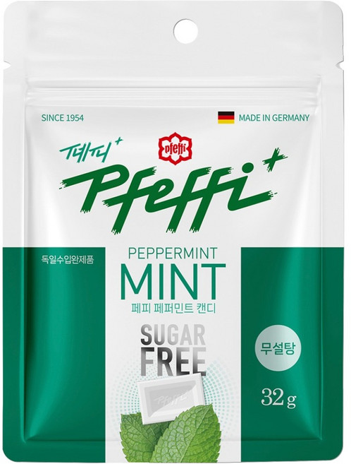 페피 무설탕 민트 캔디, 32g, 1개