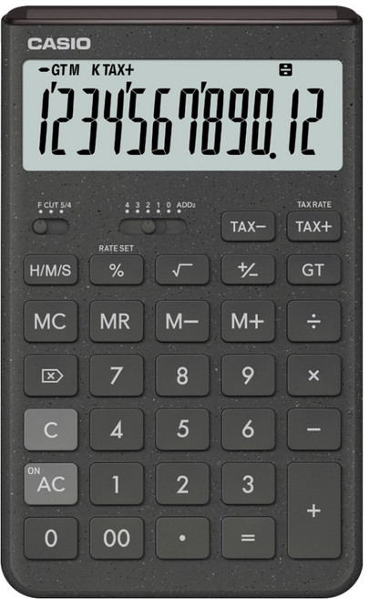 CASIO 卡西歐 漂亮設計計算機 comfy JT-200T, 深灰色, 1個