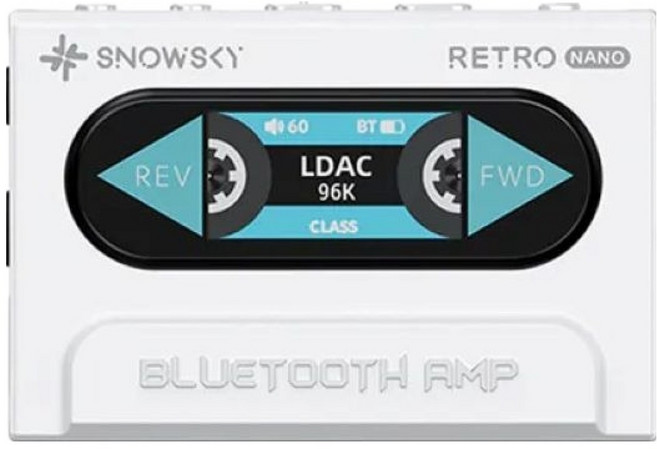 FIIO 飛傲 X SNOWSKY隨身藍牙音樂接收器, RETRO NANO, 1個, 白色