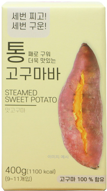 이더스 통째로 구워 더욱 맛있는 통 고구마바, 400g, 1개