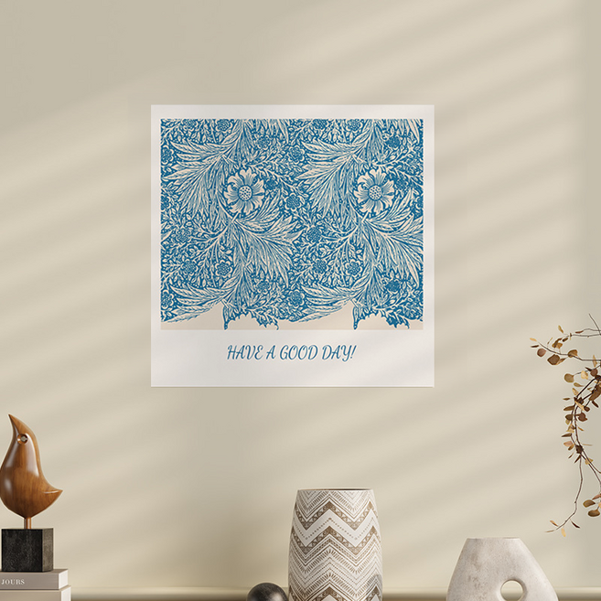 미소로운 고급스러운 유럽풍 밸크로 가림막 2p, 바람꽃