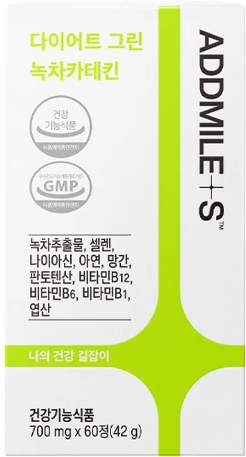 애드마일스 신풍제약 다이어트 그린 녹차카테킨, 1개, 60정 - 쿠팡