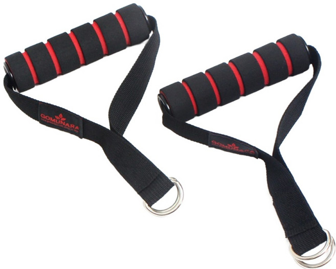 고무나라 라텍스밴드 더블고리 핸드그립 2p, 블랙, 1개