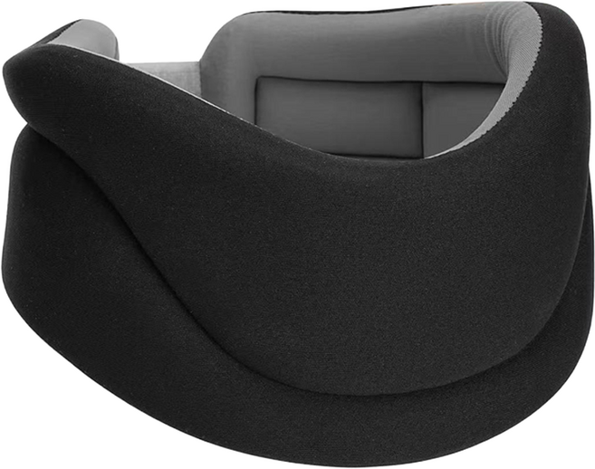 미소로운 사계절 목 보호 통기성 보호대 블랙, 1개