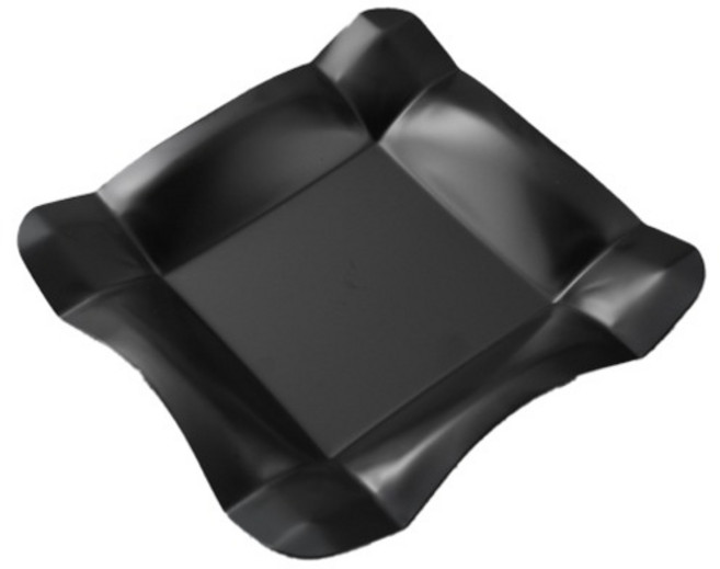 파라다이소 홈데코 심플 다각형 악세서리 트레이, 블랙