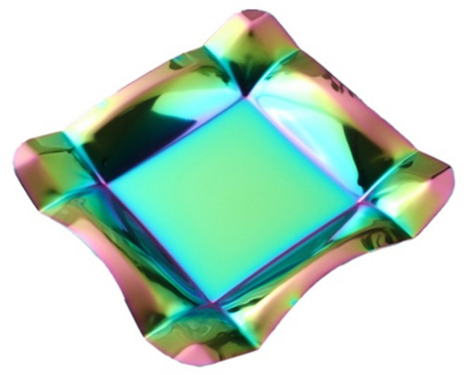 파라다이소 홈데코 심플 다각형 악세서리 트레이, 오로라