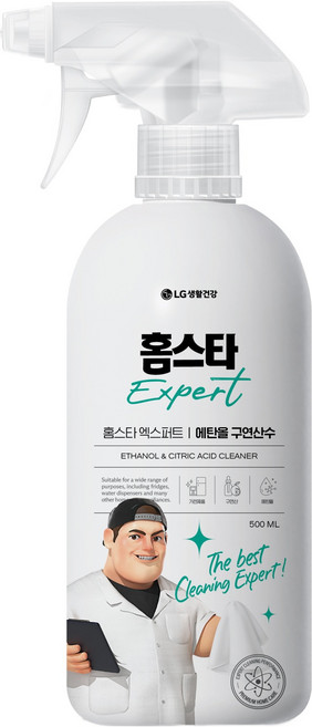 홈스타 엑스퍼트 에탄올 구연산수, 500ml, 1개