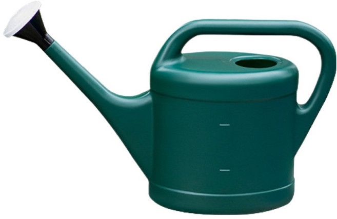 썬앤드림 정원용 화분 물조리개 41 x 12.5 x 24 cm 3L, 그린, 1개