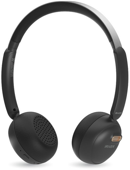 아이리버 초경량 노이즈 캔슬링 블루투스 헤드셋, 블랙, IBH-NC700