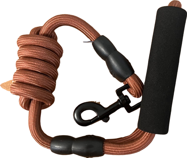 寵物多彩尼龍牽繩, 咖啡色, 1條