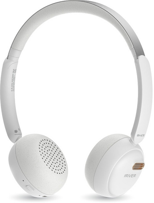 아이리버 초경량 노이즈 캔슬링 블루투스 헤드셋 IBH-NC700 화이트 액티브노이즈캔슬링(ANC) 50시간