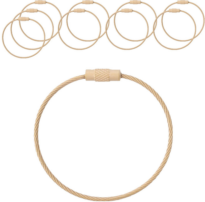 리코즈 컬러 와이어링, 크림베이지, 10개