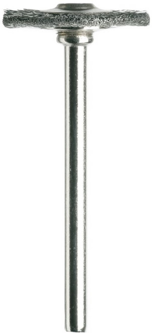 DREMEL 精美 19.1mm圓盤型清潔鋼刷 428, 1個