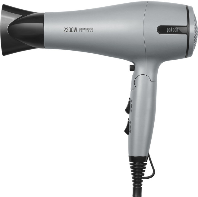 파테크 초고출력 접이식 헤어 드라이어 2300W, PD-T4500, 그레이