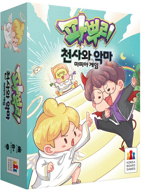 코리아보드게임즈 파뿌리 천사와 악마 마피아 게임, 혼합색상, 1개
