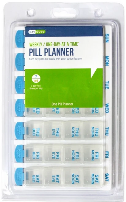 이지도즈 분리버튼형 7일 4회 약통 랜덤발송, 1개 - 쿠팡