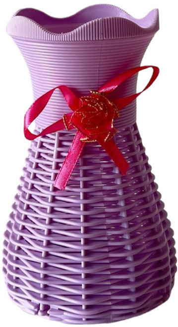 썬앤드림 플라스틱 화병 라탄, 퍼플