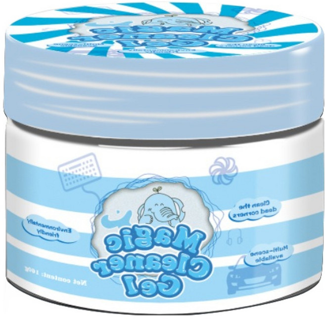 웨이브클리닝 슬라임 키보드 차량용 다용도 젤클리너 FREE, 블루, 1개