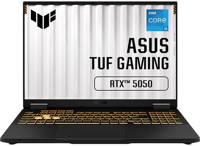 에이수스 2025 TUF 게이밍 F16 코어i5 인텔 13세대 지포스 RTX 5050, 예거 그레이, 512GB, 16GB, Free DOS, FX608JH-RV034 - 에이수스 노트북
