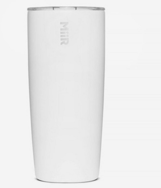 MiiR 베큠 인슐레이티드 슬라이드 뚜껑 텀블러, 화이트, 591ml, 1개