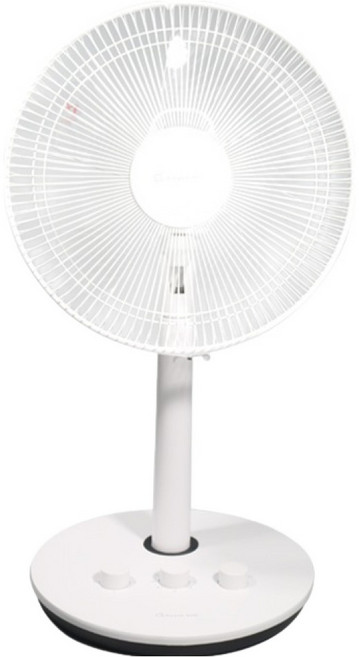 대웅모닝컴 하우스웰 스타일 팬 소형 가정용 스탠드 선풍기 화이트 35cm, OJO-1012