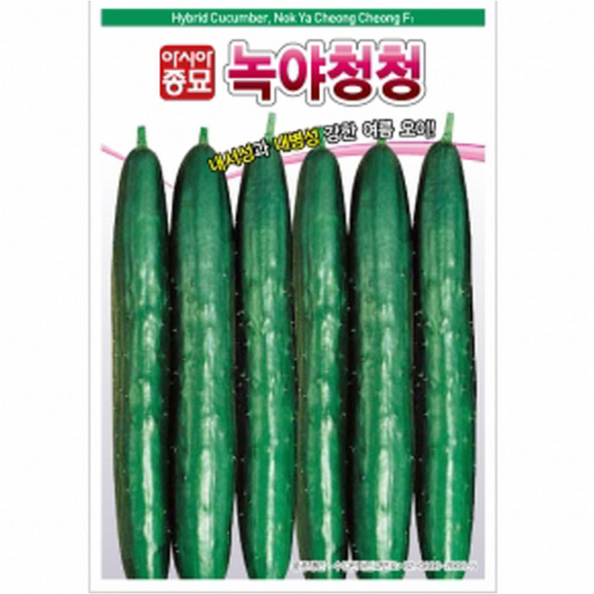 아시아종묘 녹야청청 오이 씨앗 40p, 1개