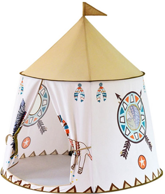 PAPASTOY 孩童印第安遊戲帳篷, 混合顏色, 1個