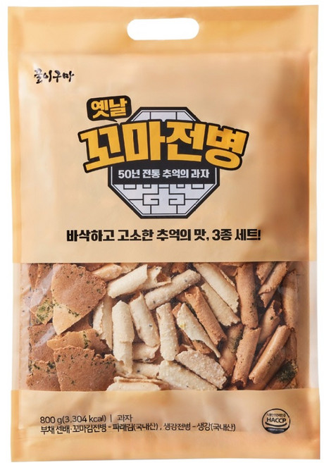 꿀이구마 꼬마 전병, 800g, 1개