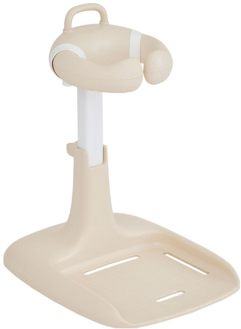 퍼기 유아용 안심 안전 접이식 워시핸들, 크림베이지, 1개