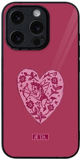 이루다 러블리무드 하트 맥세이프 글라스 휴대폰 케이스