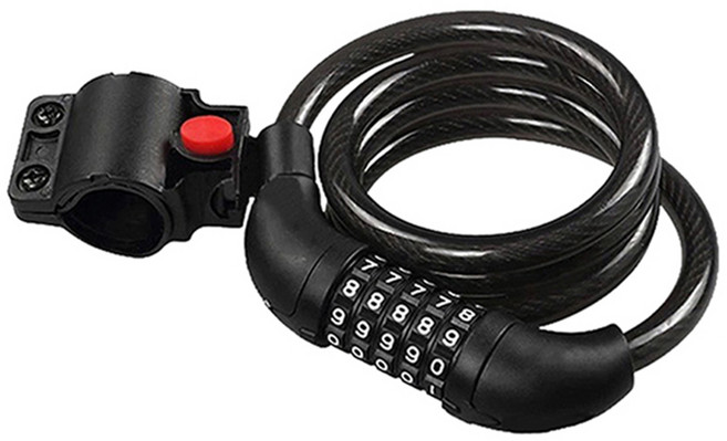 上手家居 五位密碼鎖 黑色, 1個