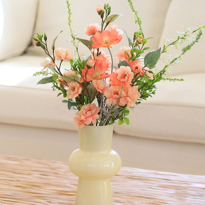 센트바스켓 체리블로썸 가든 무드 화병세트, 코랄, 1세트