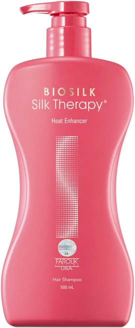 실크테라피 히트인핸서 모발 강화 샴푸 머스크 플로럴, 500ml, 1개 - 쿠팡