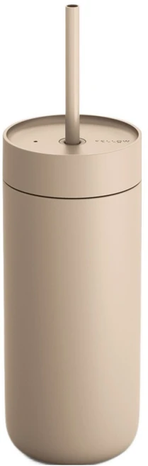 펠로우 카터 스트로우 뚜껑 콜드 텀블러, 샌드 듄, 473ml, 1개 - 쿠팡