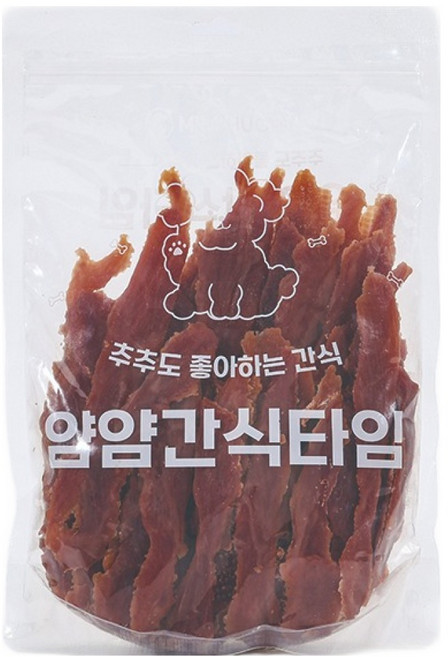 미스터추추 강아지 얌얌간식타임 대용량간식, 1kg, 1개, 오리가슴살육포