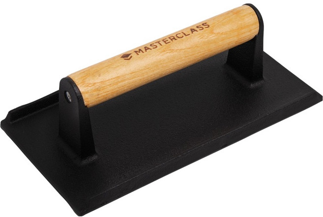 Masterclass 長方格紋鑄鐵壓肉板, 1個
