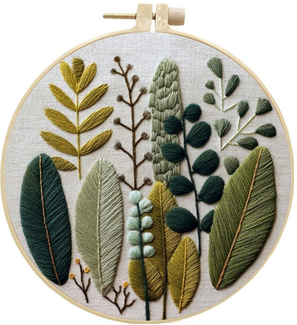 탑피아 픽앤홈 귀여운 프랑스자수 패키지, 봄날, 1개