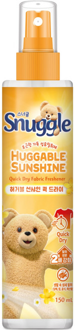 스너글 허거블 선샤인 퀵 드라이 섬유탈취제 본품, 150ml, 1개