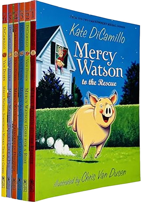 머시 왓슨 페이퍼백 6종 세트 Mercy Watson Paper Pack Set, Random House