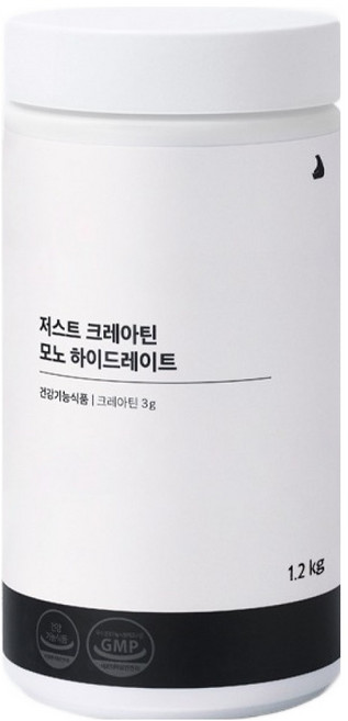 Jambaekee Just 一水肌酸 健身補充劑, 1個, 1.2kg