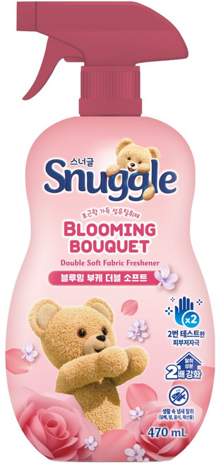 스너글 블루밍 부케 더블 소프트 섬유탈취제 본품, 470ml, 1개