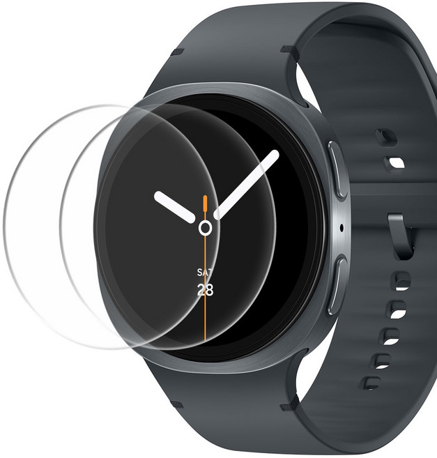 아라리 9H 고강도 풀커버 강화유리 액정보호필름 2p 세트, 클리어, 1세트