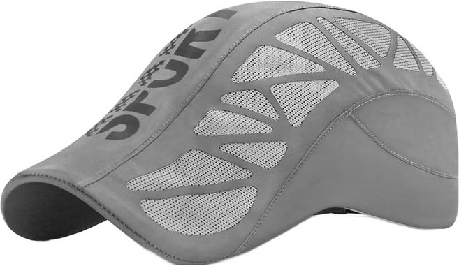 원클로 스포츠 헌팅캡 러닝 모자, 밝은회색, 1개