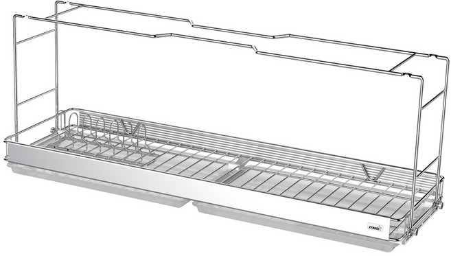 스타픽스 이지랙 듀오 싱크선반 800, 실버, 1개, 1단