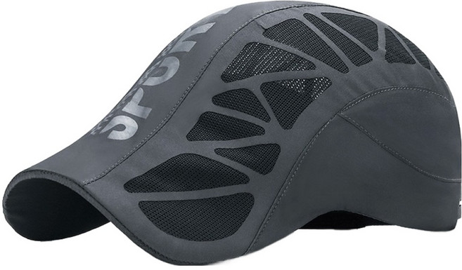 원클로 스포츠 헌팅캡 러닝 모자, 다크그레이, 1개