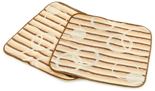 SHING LONG TEXTILE 台灣興隆毛巾 回到未來防臭特波麗手帕巾, 咖色, 1個